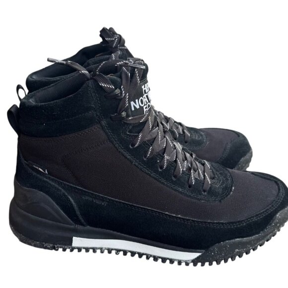THE NORTH FACE Back To Berkeley lll Leather WP men's boots Black Size 11 - Picture 1 of 12